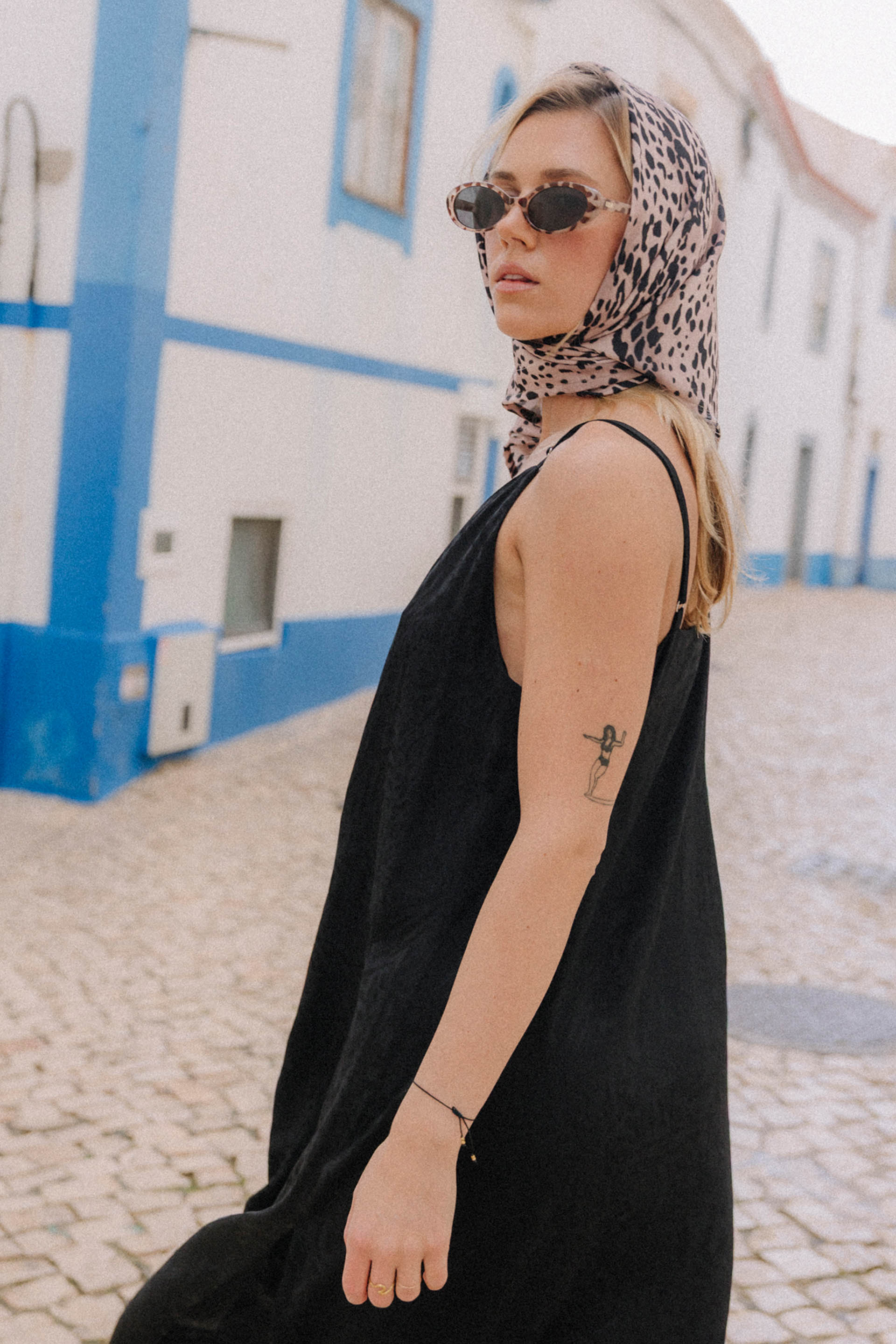 SUKIENKA HAILEY BALCK PANTHER