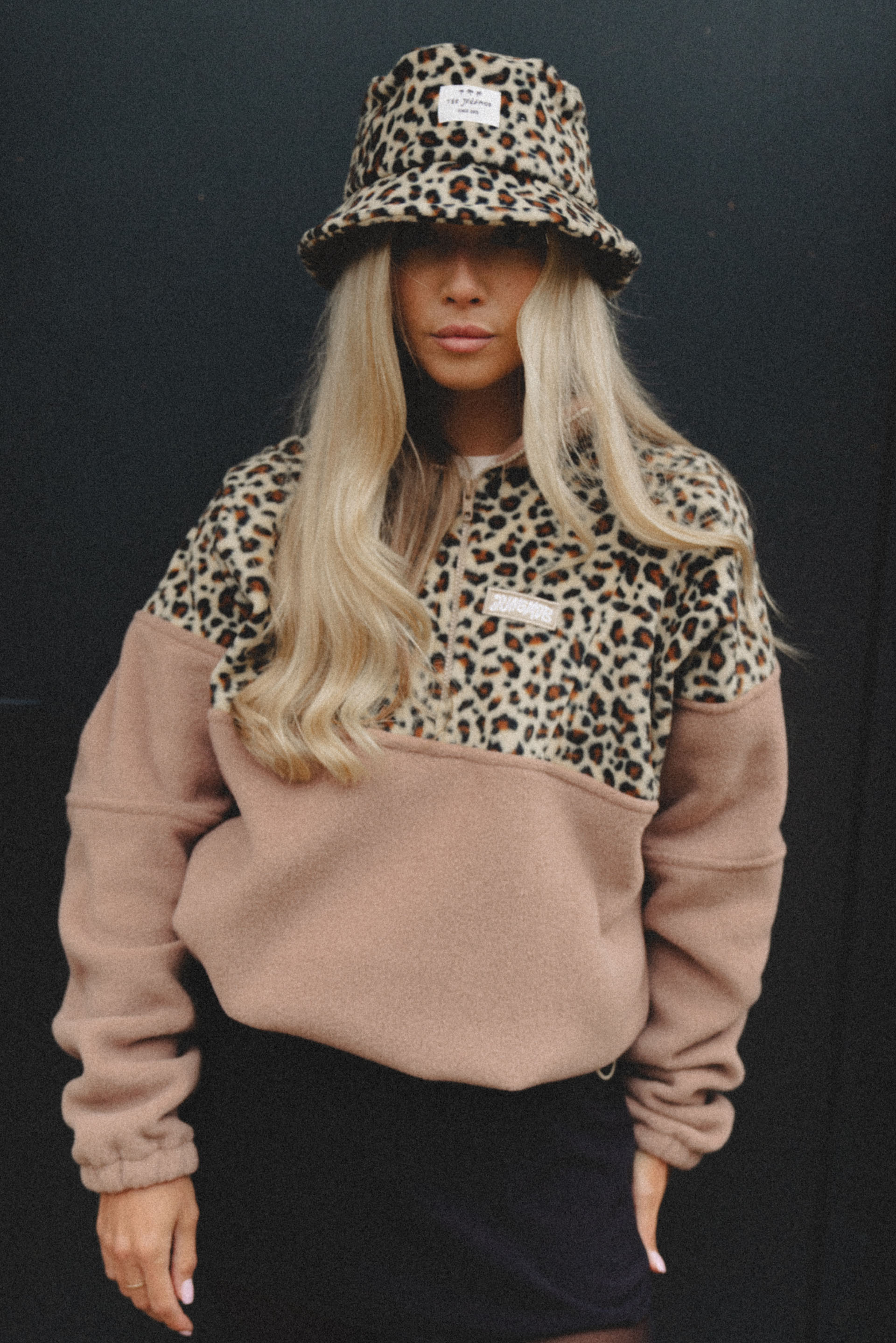 KAPELUSZ LUCKY PANTHER BEIGE BUCKET