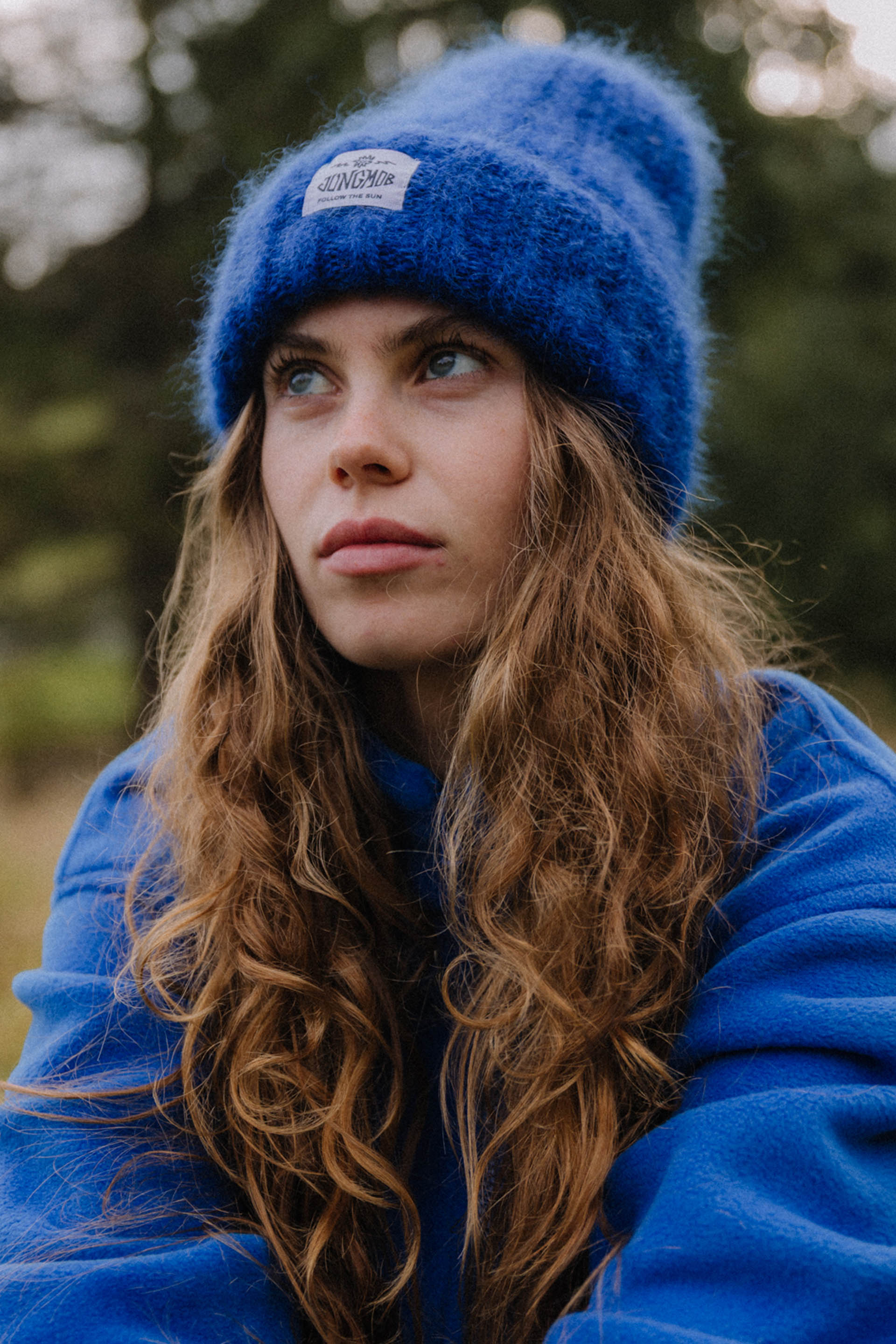 CZAPKA MOHER FLUFFY BLUEBERRY