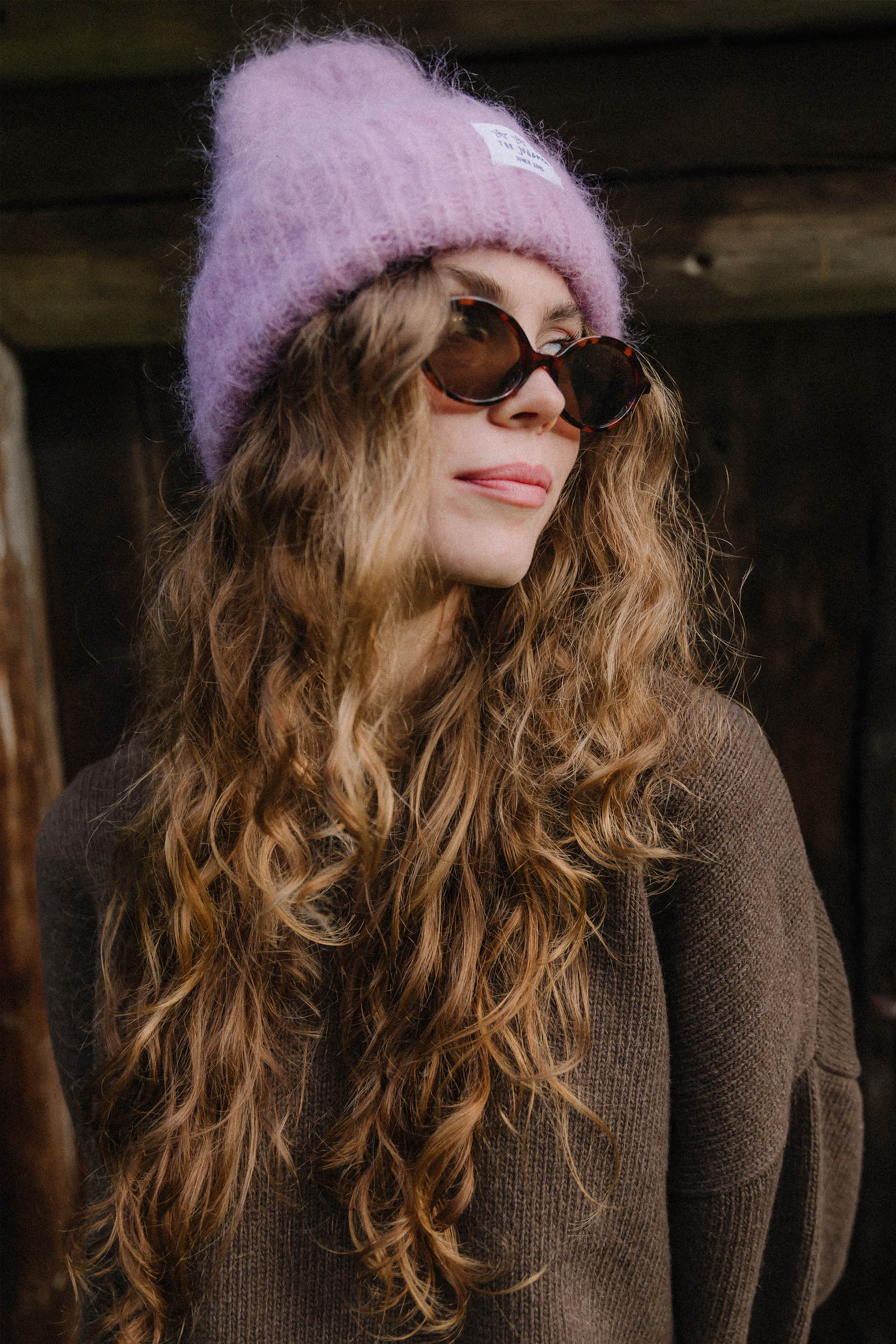 CZAPKA ALPAKA MELTY LAVENDER