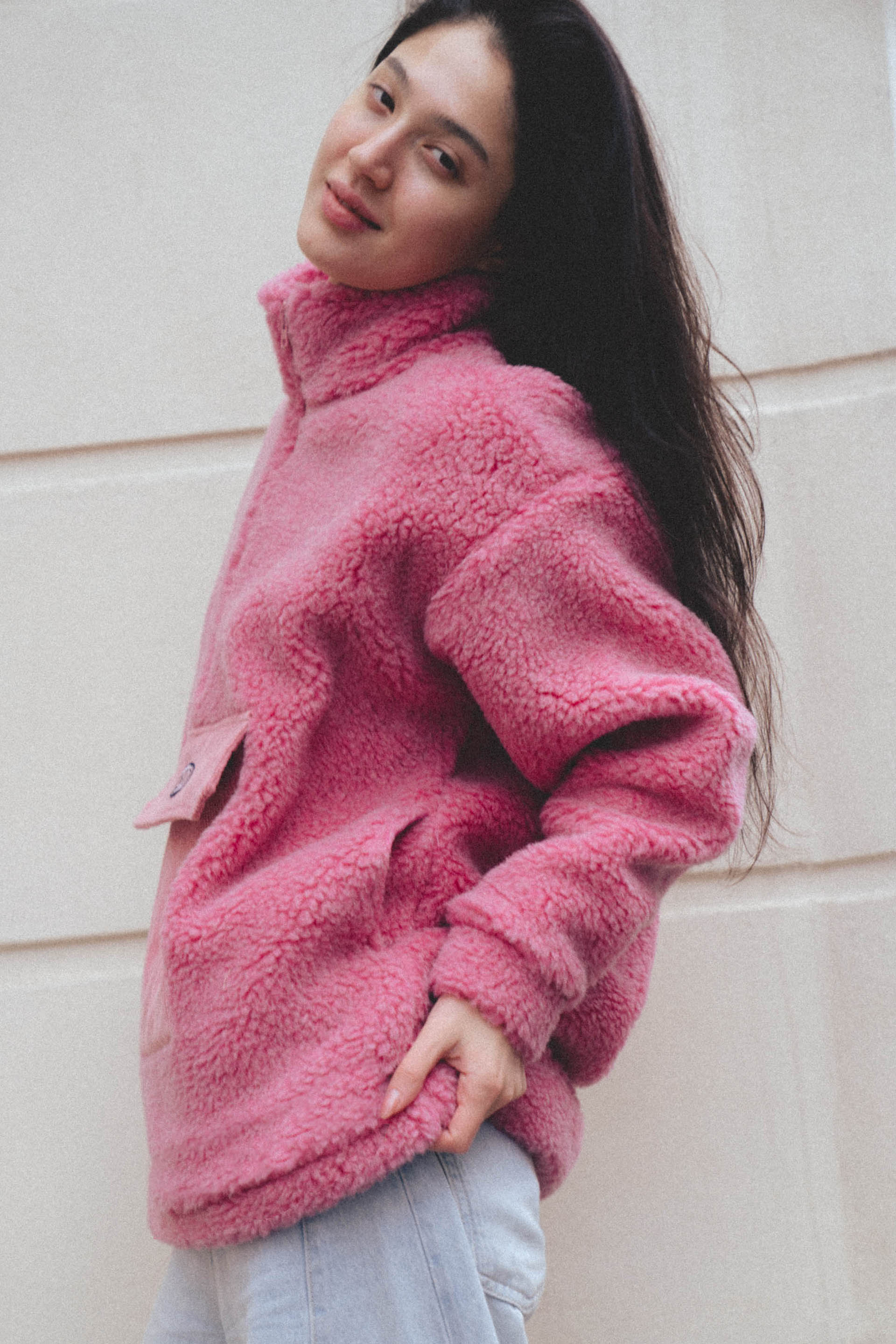 BARANEK TEDDY MERINO PINK