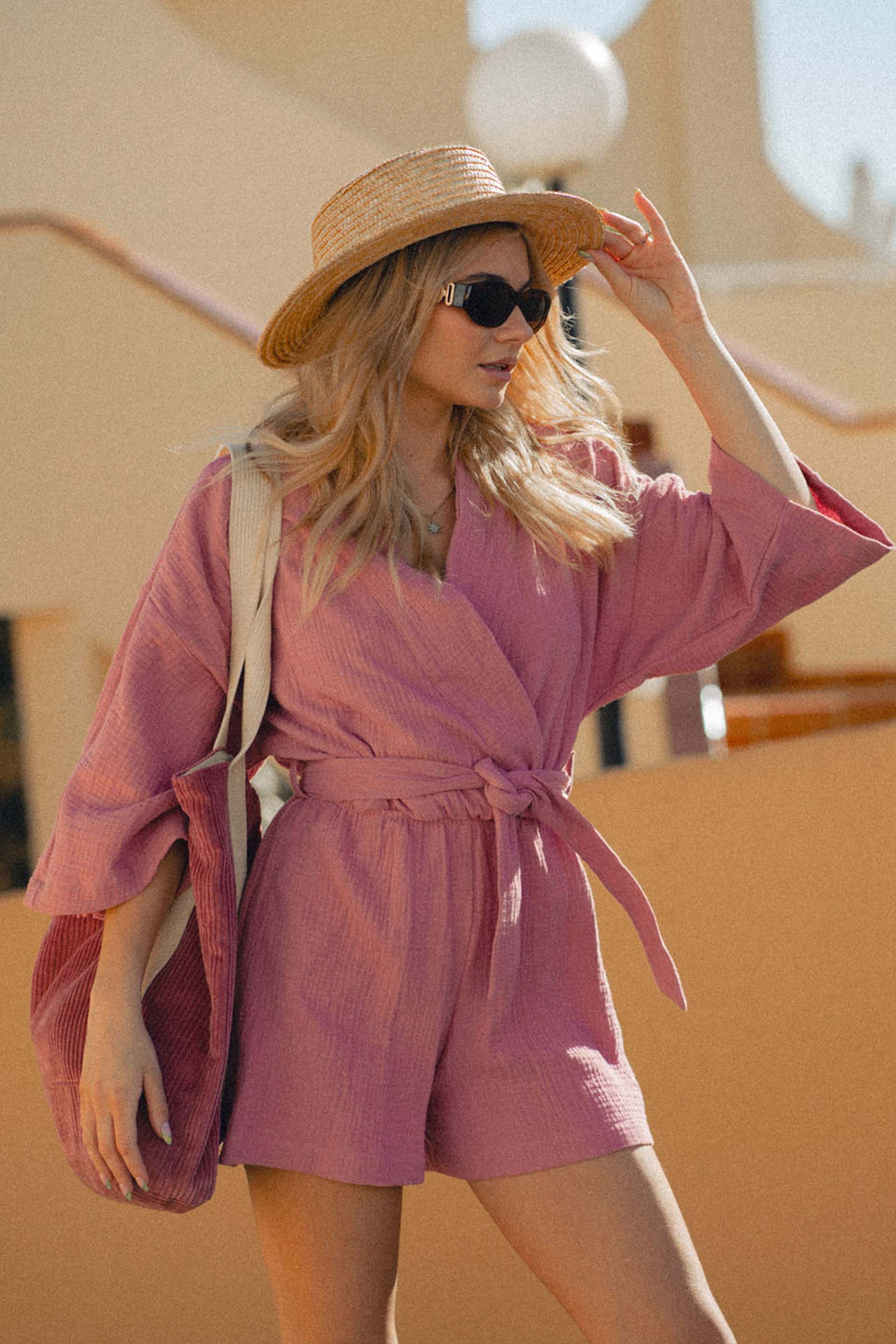 KOMBINEZON KAUAI VINTAGE ROSE