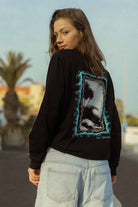 LONGSLEEVE PEACE JUNGMOB BLACK WMN