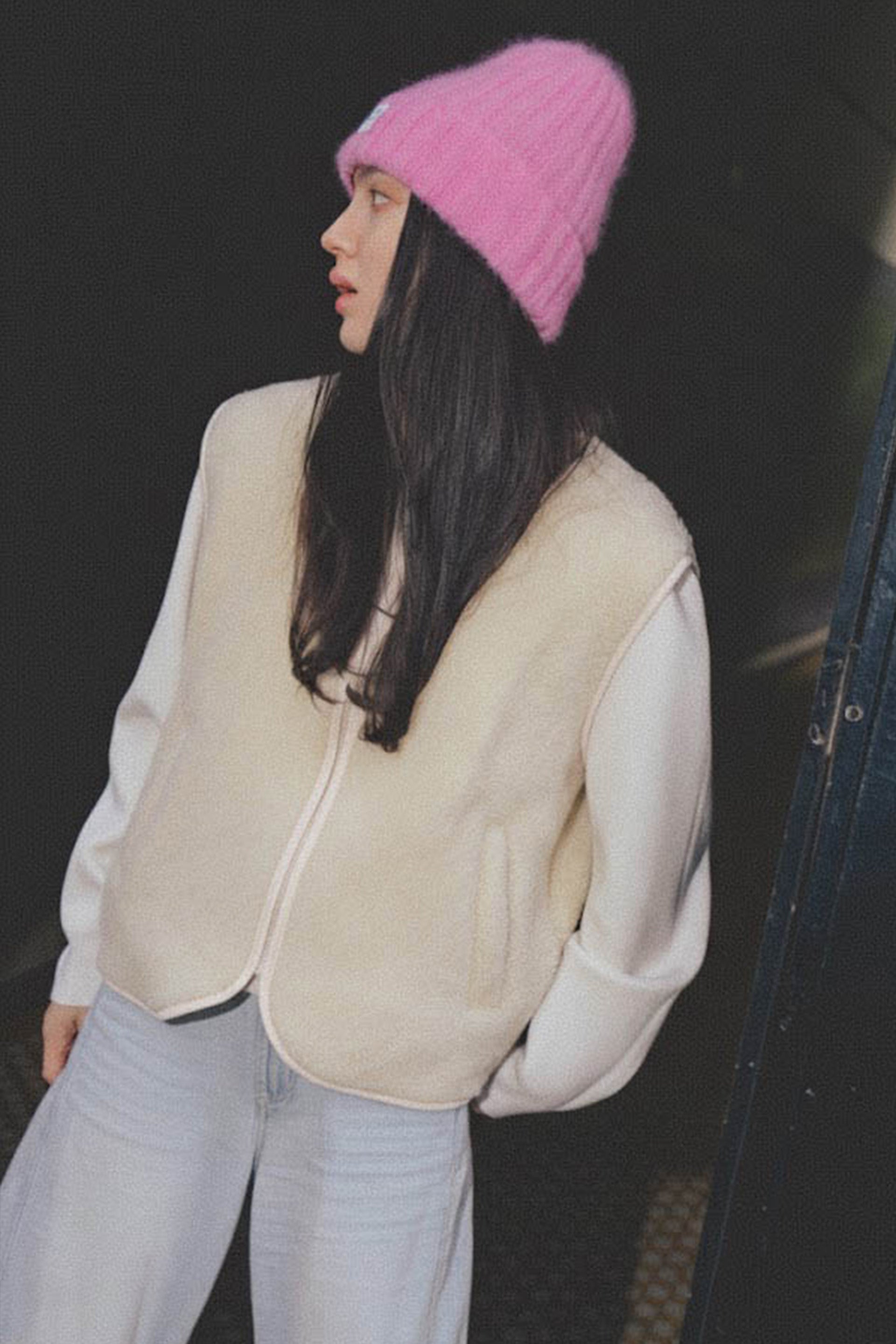 KAMIZELKA MERINO MILKY