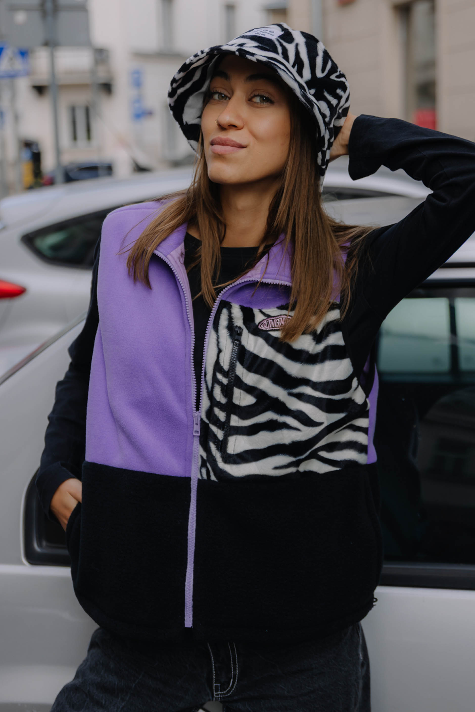 KAMIZELKA POLAR ZEBRA