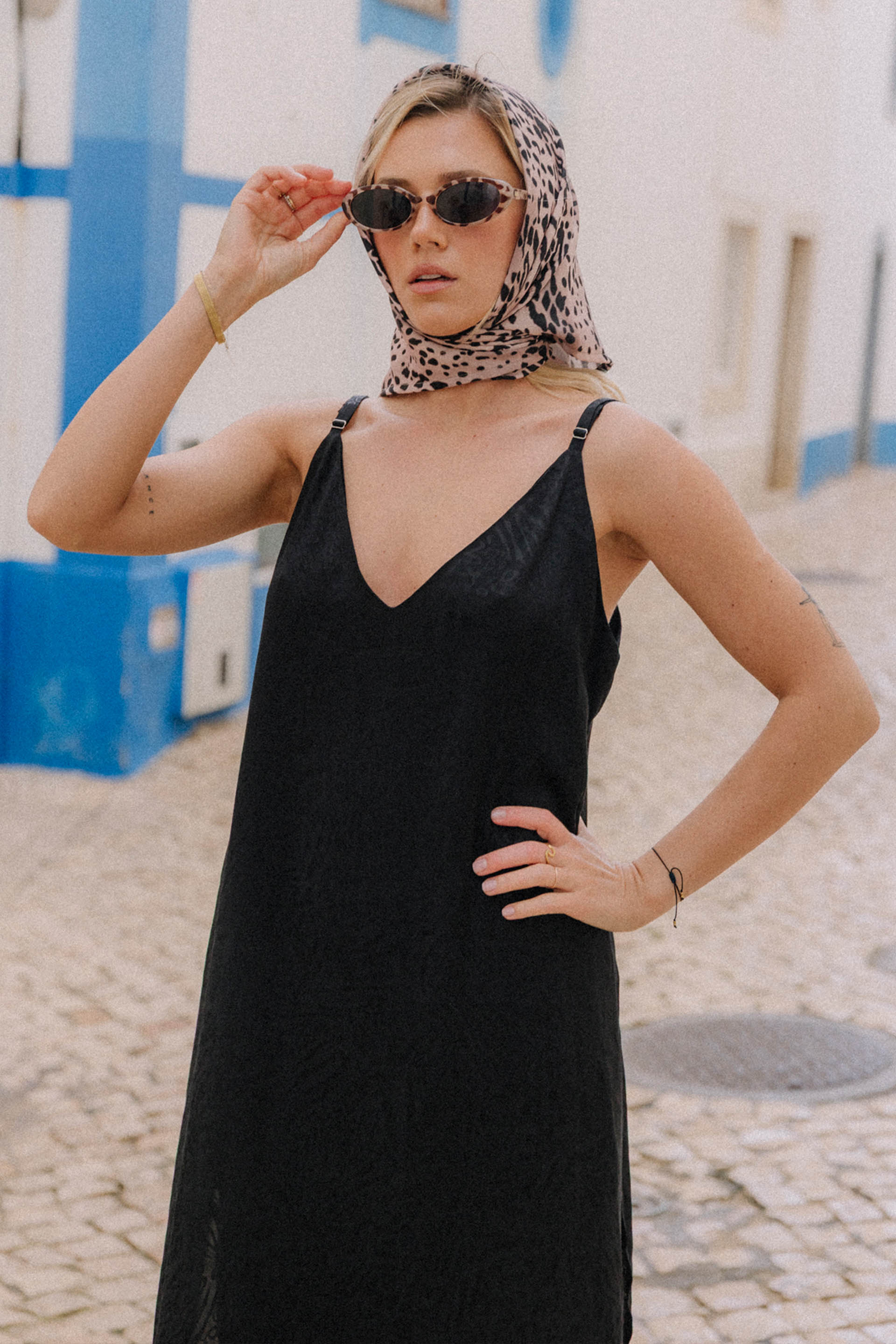 SUKIENKA HAILEY BALCK PANTHER