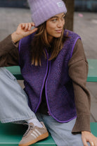 KAMIZELKA MERINO PURPLE HAZE