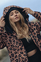 KURTKA PANTHER BROWN RAIN