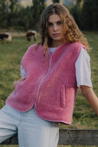 KAMIZELKA MERINO PINK