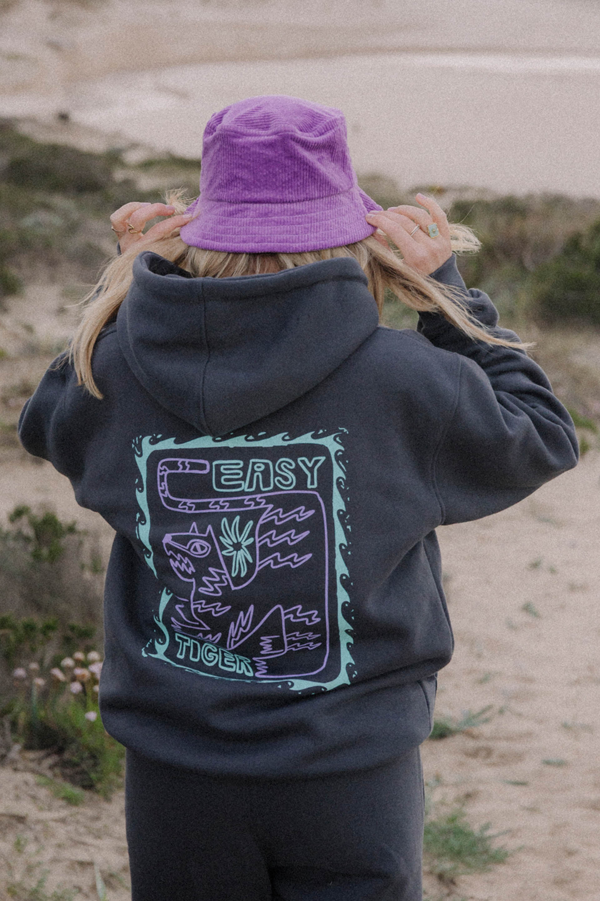 BLUZA EASY TIGER GRAPHITE