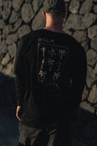 LONGSLEEVE PALMS SPRING BLACK