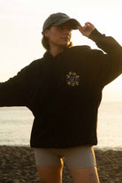 BLUZA UNISEX PEACE JUNGMOB BLACK WMN