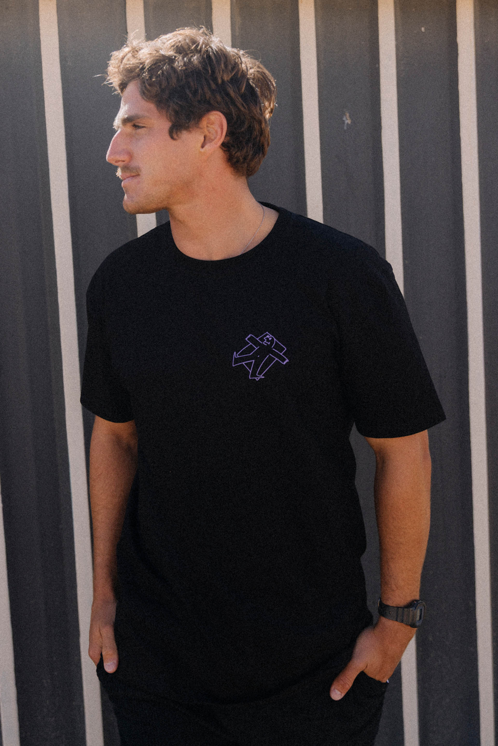 T-SHIRT NOT GOOD AT ANY SPORT BLACK