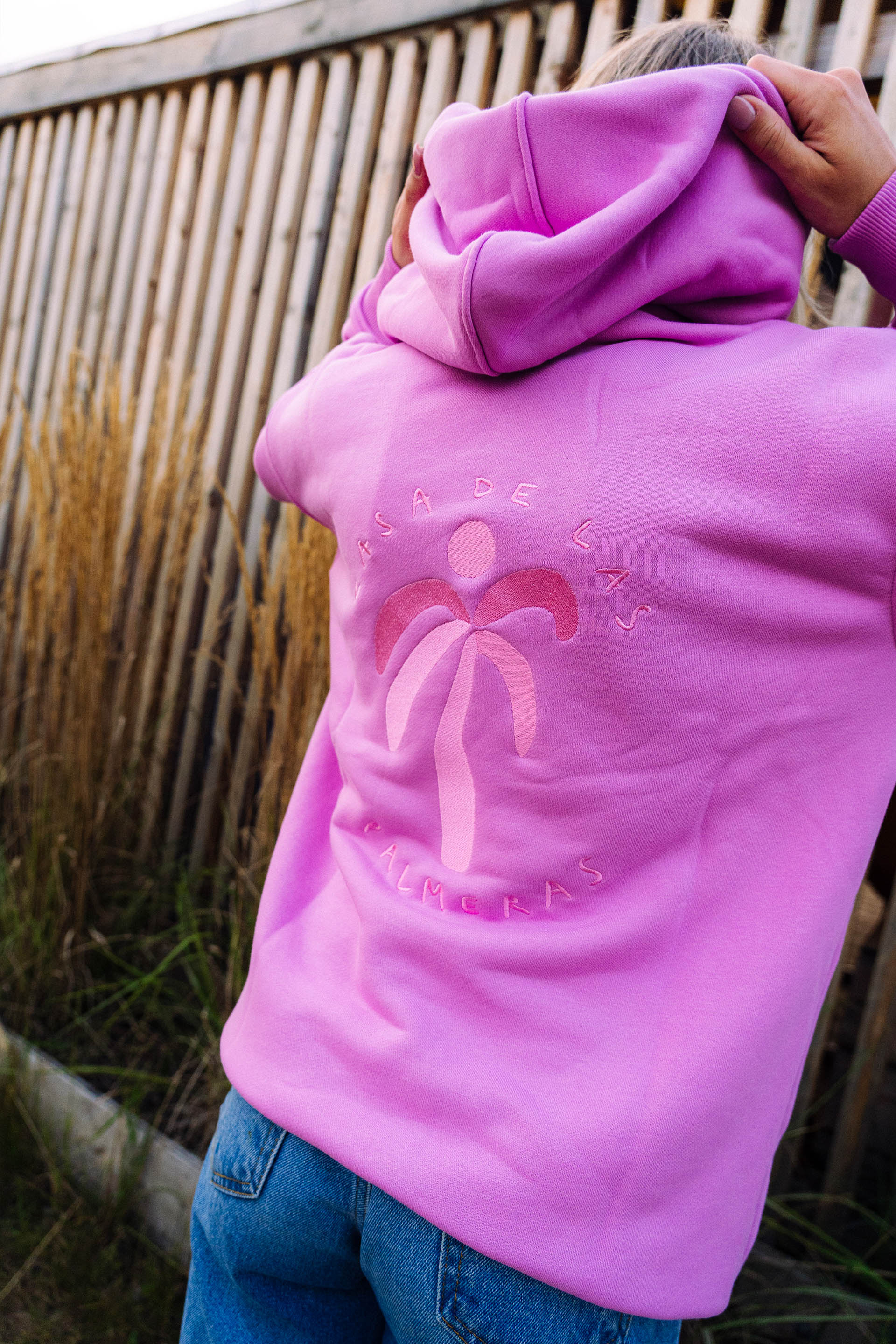 BLUZA CASA DE LAS PALMERAS PINK HOODIE