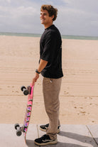 SPODNIE MĘSKIE MALTA FLAT WHITE MEN