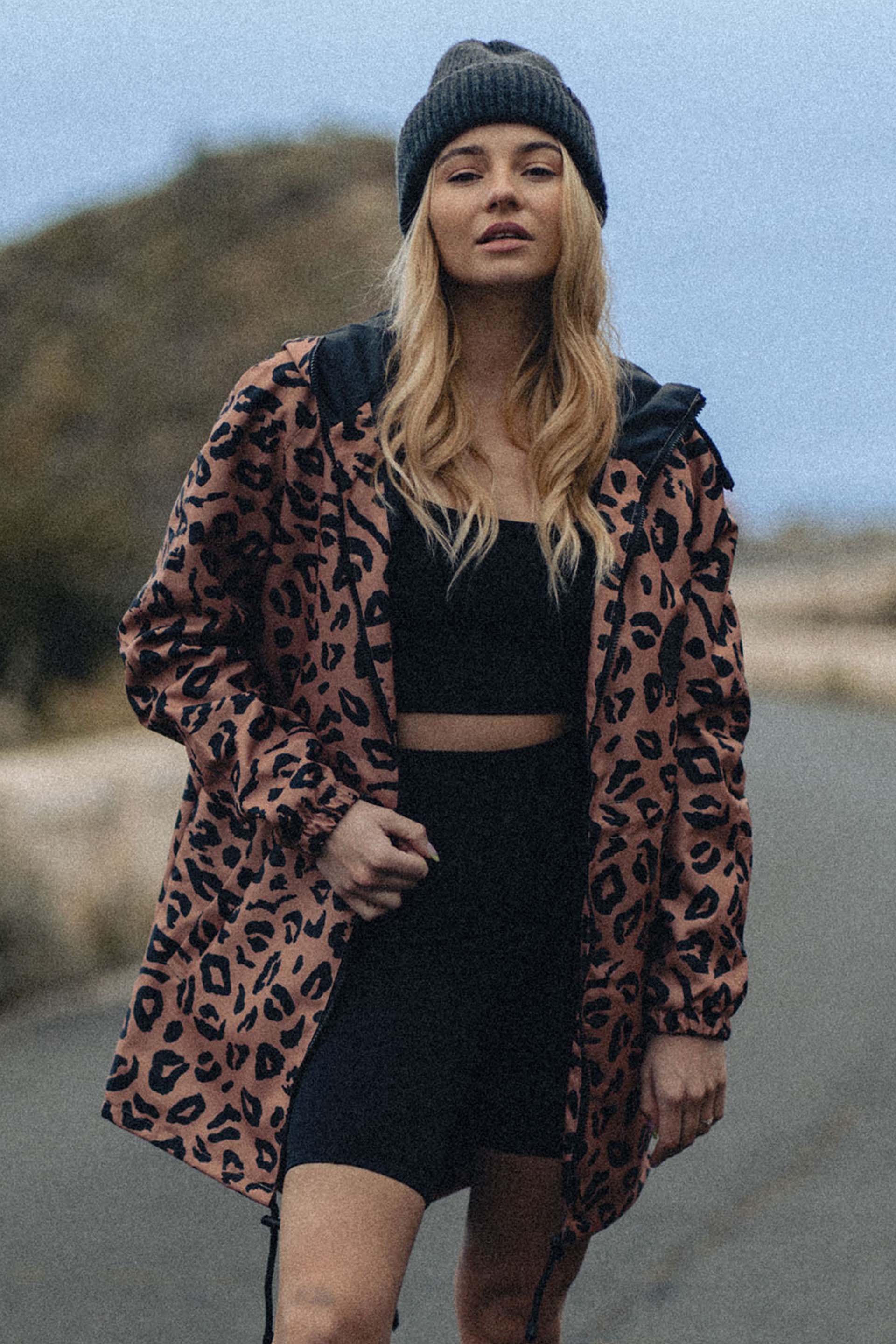 KURTKA PANTHER BROWN RAIN