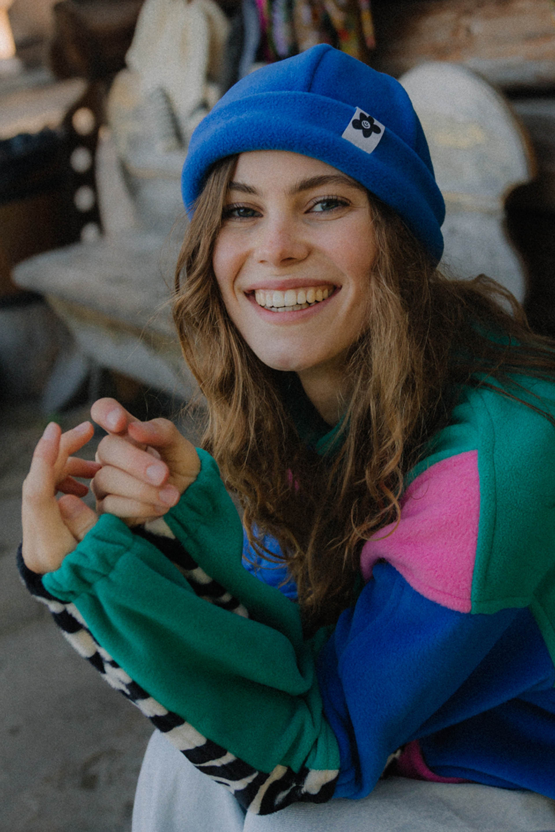 CZAPKA POLAR COZY BLUE