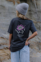 T-SHIRT HERE COMES THE SUN GRAPHITE