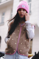 KAMIZELKA DAISY LATTE