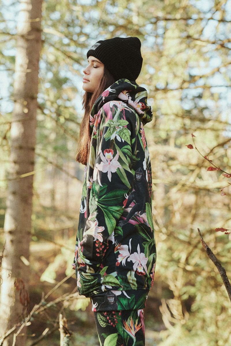 BLUZA DARK MONKEY ZIP