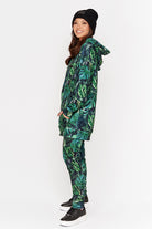 BLUZA GREEN MONSTERA ZIP