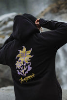 BLUZA ACID FLOWERS PURPLE BLACK SNB