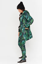 BLUZA GREEN MONSTERA ZIP