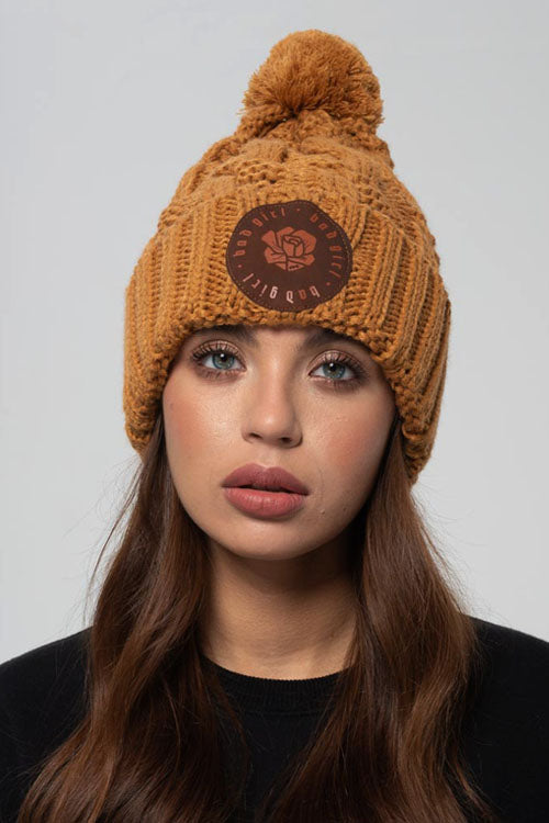 CZAPKA MESS MUSTARD ROSE