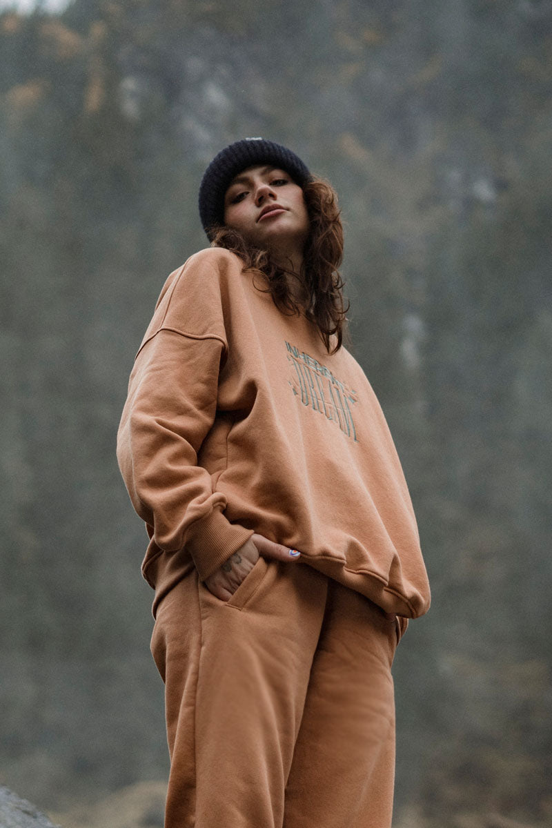 BLUZA CREWNECK INHERENT DREAM CAMEL