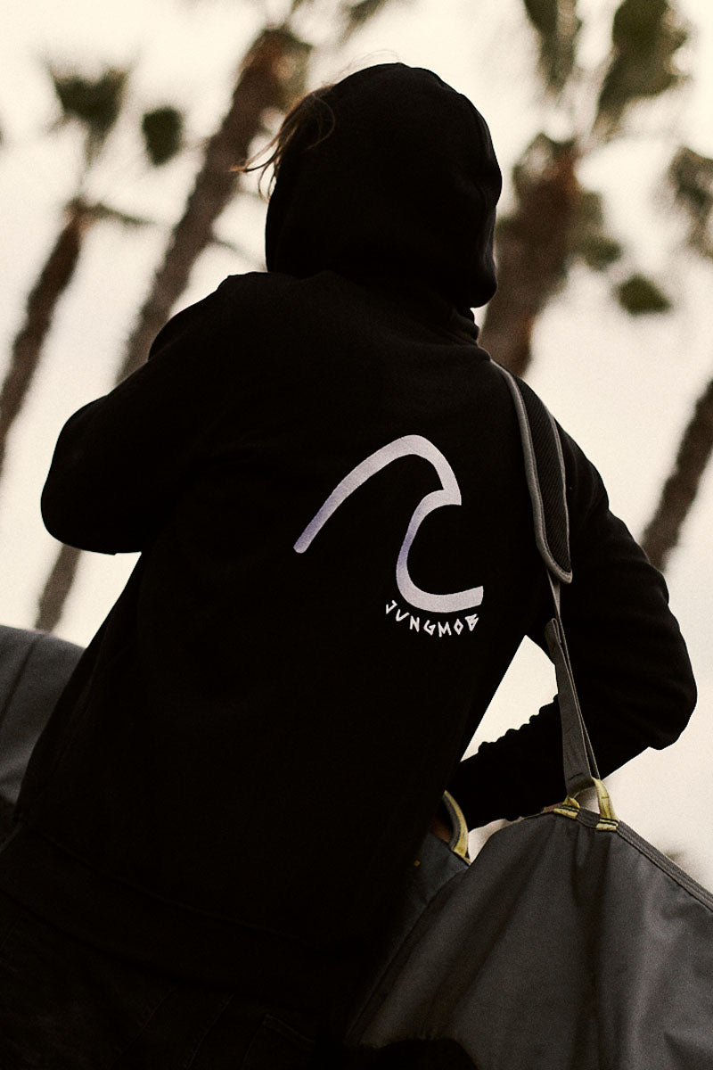 BLUZA WAVE BLACK WHITE