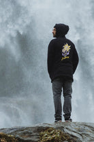 BLUZA ACID FLOWERS PURPLE BLACK SNB