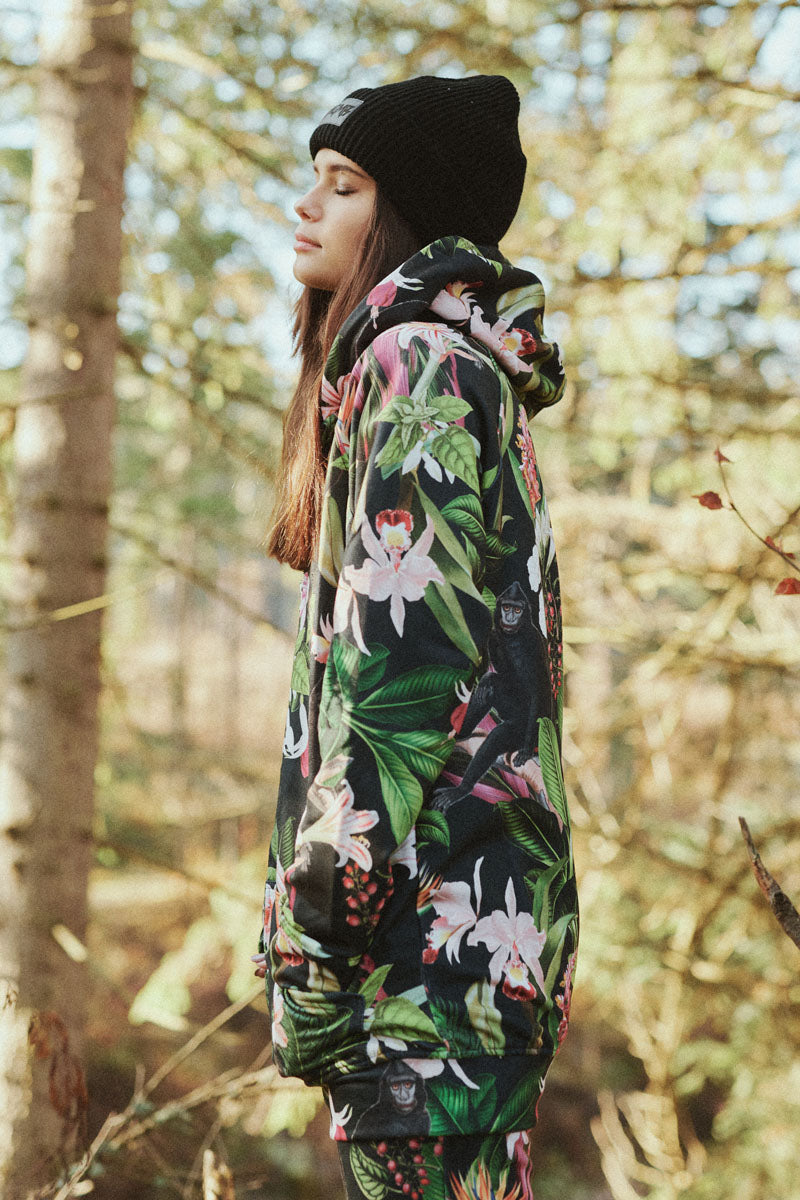 BLUZA DARK MONKEY ZIP