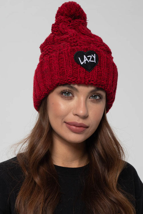 CZAPKA MESS LOVE RED