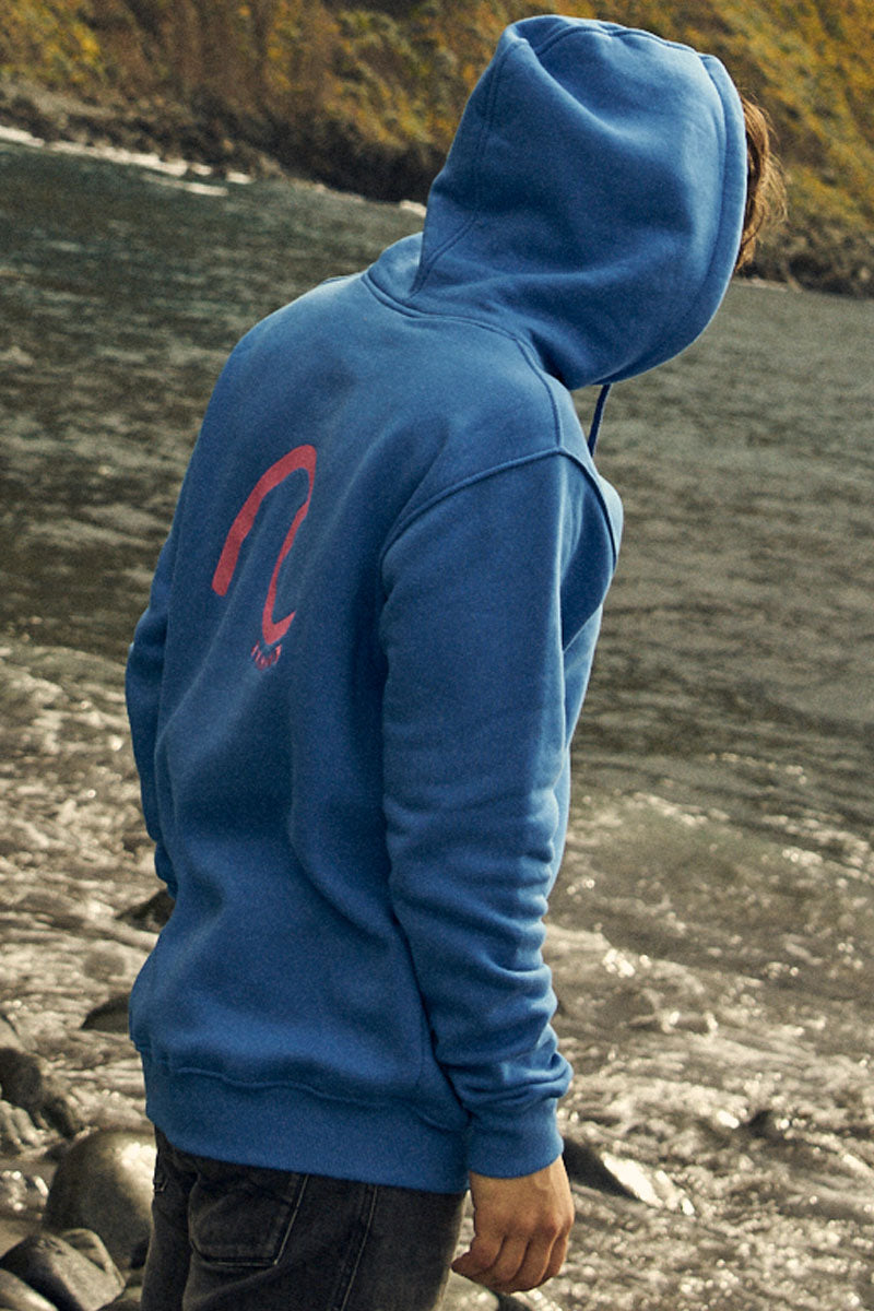 BLUZA WAVE BLUE PINK MEN