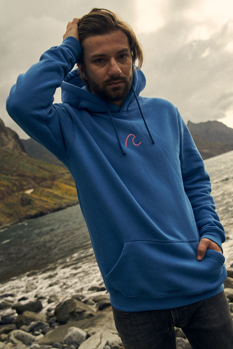 BLUZA WAVE BLUE PINK MEN