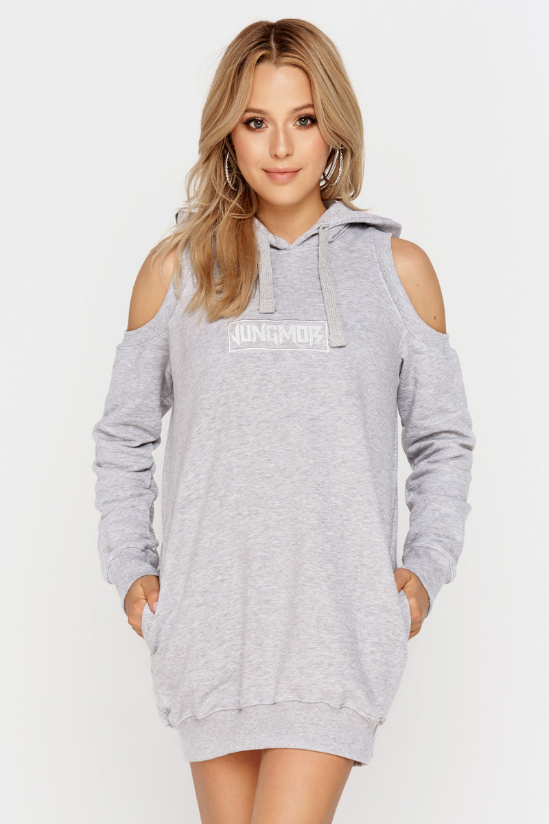 BLUZA GREY NAKED LONG