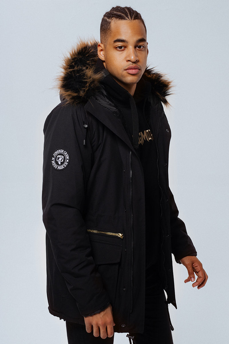 Kurtka Black Fur Men